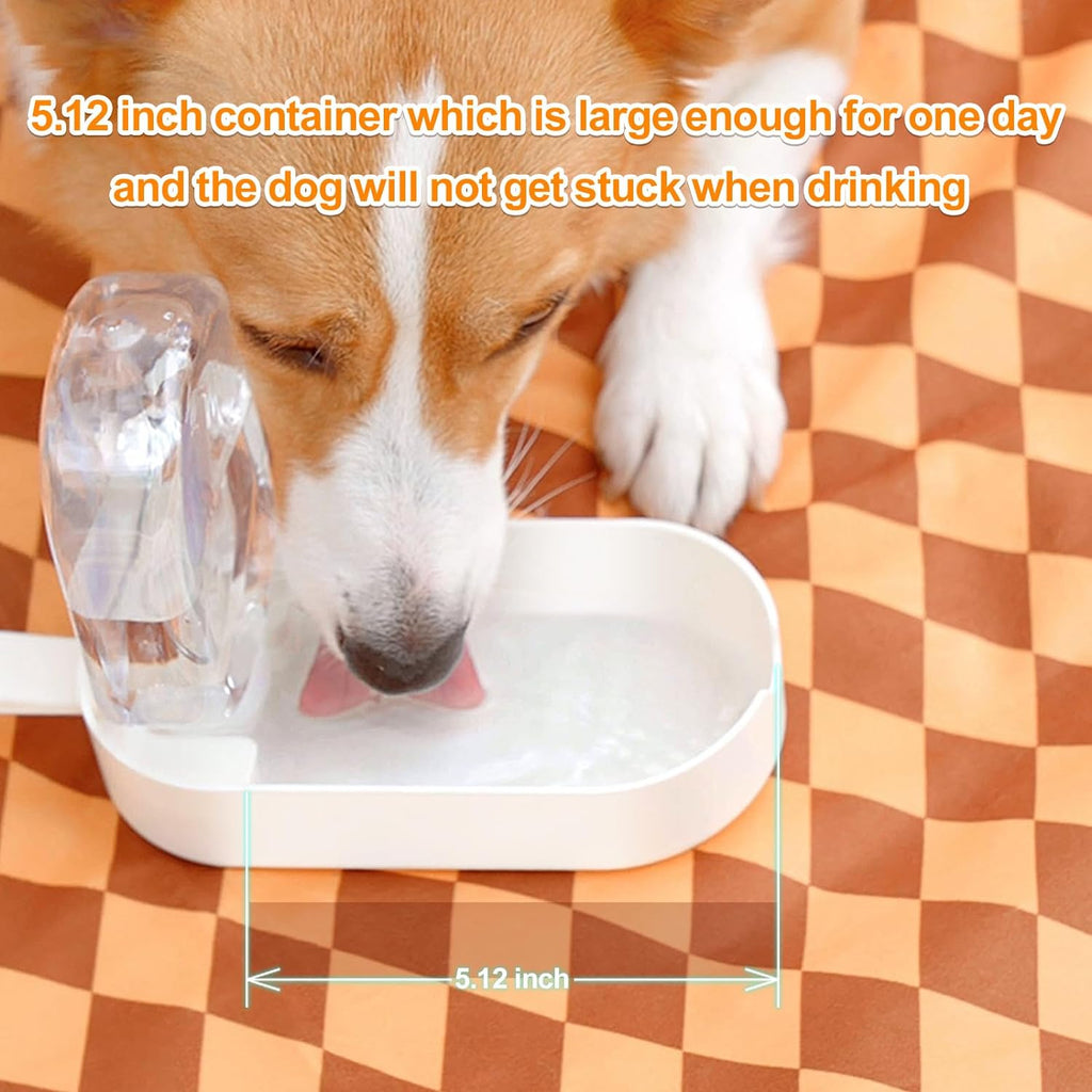TrailServe 2-in-1 Dog Water & Treat Bottle