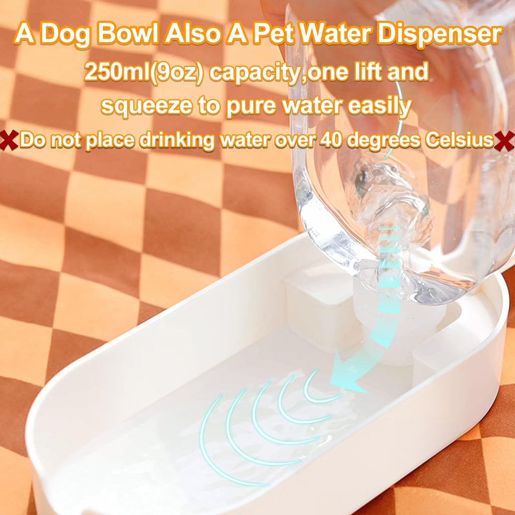 TrailServe 2-in-1 Dog Water & Treat Bottle