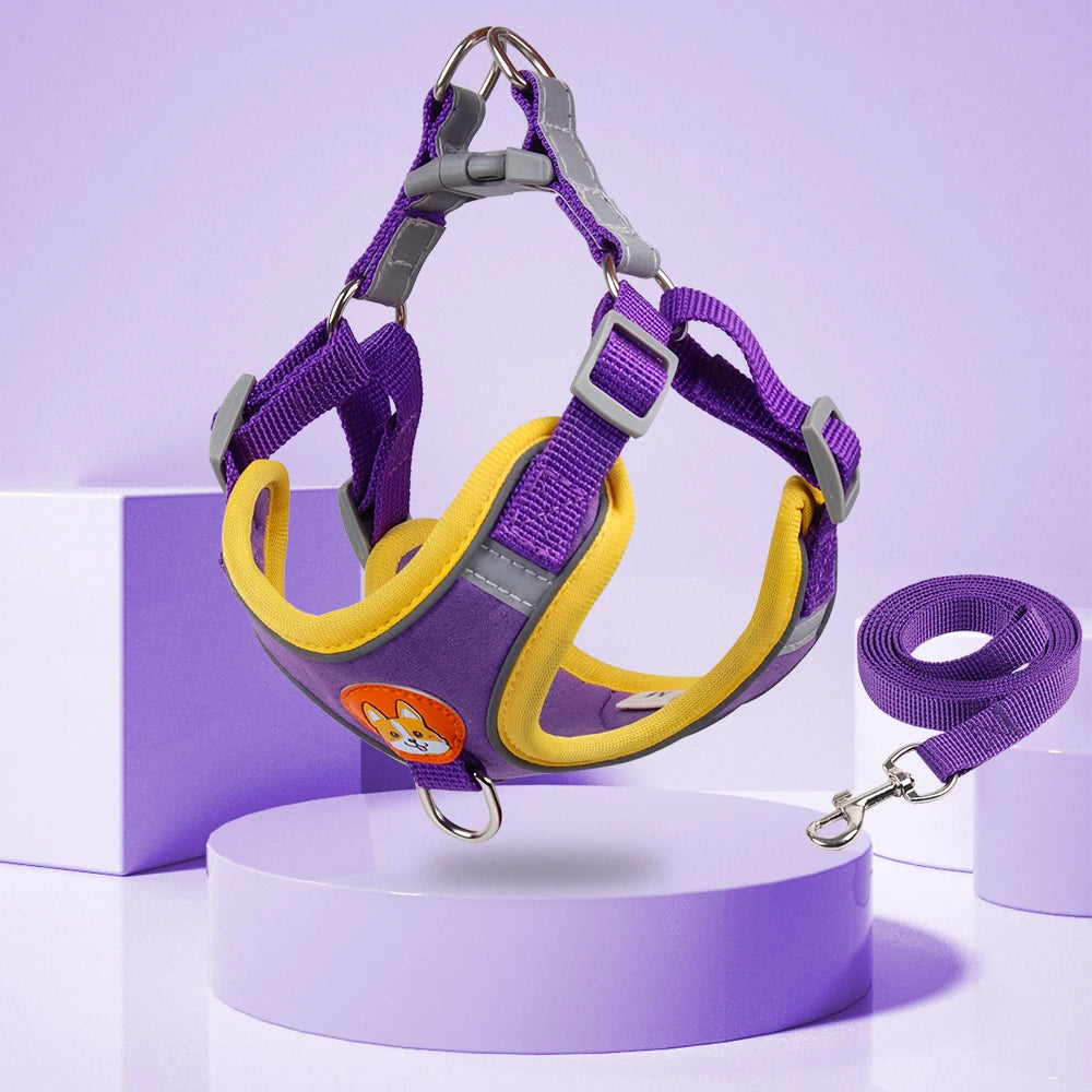 ReflectFit No-Pull Dog Harness & Leash Set