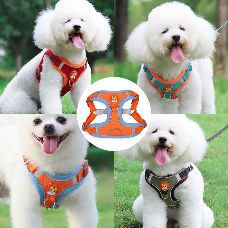 ReflectFit No-Pull Dog Harness & Leash Set
