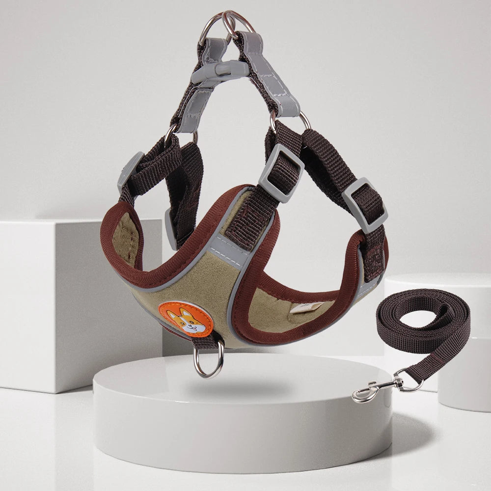 ReflectFit No-Pull Dog Harness & Leash Set