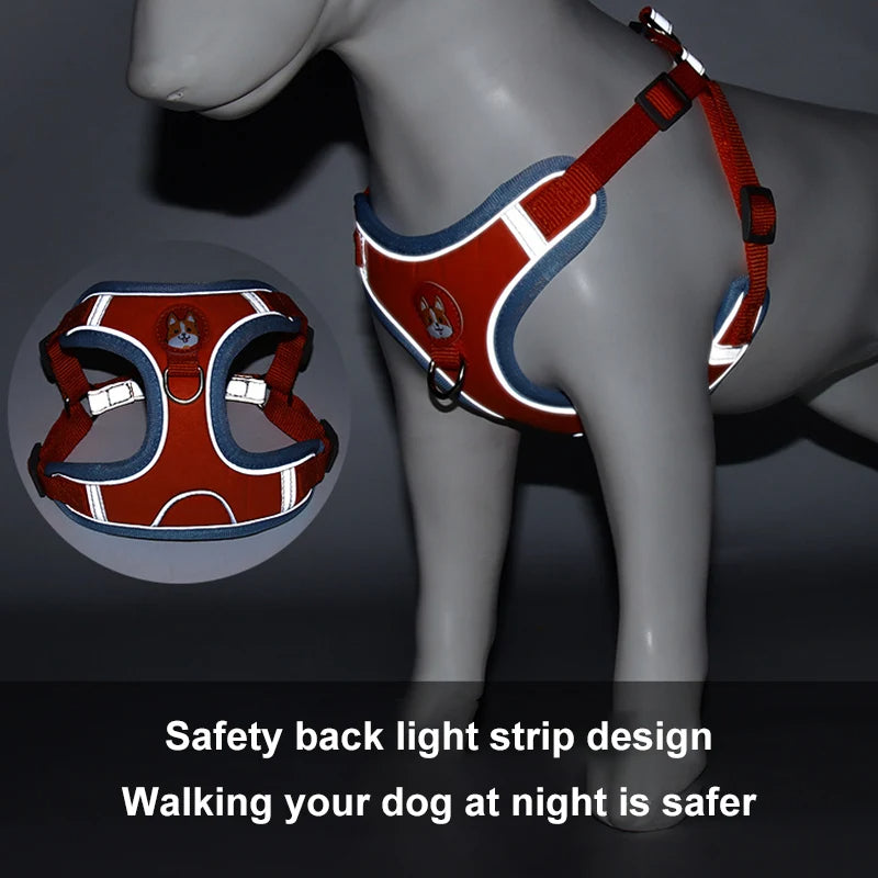 ReflectFit No-Pull Dog Harness & Leash Set